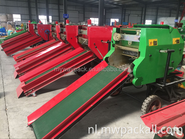 Volledige automatische mini -ronde hooibakers prijs /kuilvoerpakkingmachine